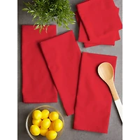 DII® Tango Red Flat Woven Dishtowel, 6ct.