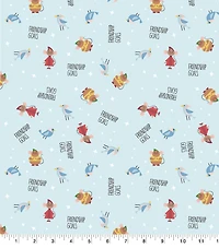 Disney® Princess Cinderella Mice Friendship Goals Cotton Fabric