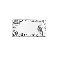 14" White Rabbit Ceramic Serving Dish by Ashland®