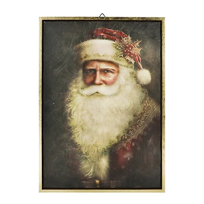 14.25" x 20" Holly Santa Claus Wall Décor by Ashland®