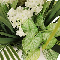 6ft. Artificial Lemon Tree in White Decorative Pot