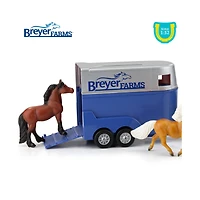 Reeves Breyer Land Rover, Trailer & Horses Play Set