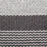 DII® Gray Cabana Stripe Recycled Yarn Rug, 2ft. x 3ft.
