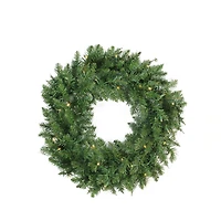 24" LED Buffalo Fir Artificial Christmas Wreath