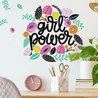 RoomMates Girl Power Peel & Stick Giant Wall Decals