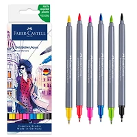 Faber-Castell® Goldfaber Aqua Basic Shades Dual-Tip Marker Set