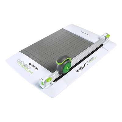 Westcott® 12" CarboTitanium Bonded Rotary Metal Base Trimmer, 45mm