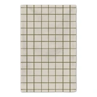 Be Cozy Green and Cream Check Tea Towel - Set of 2