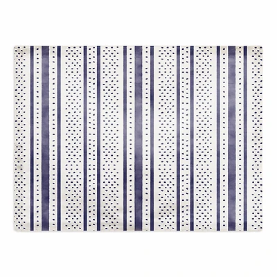 Stripes and Polka Dotss 18" x 14" Poly Twill Placemat