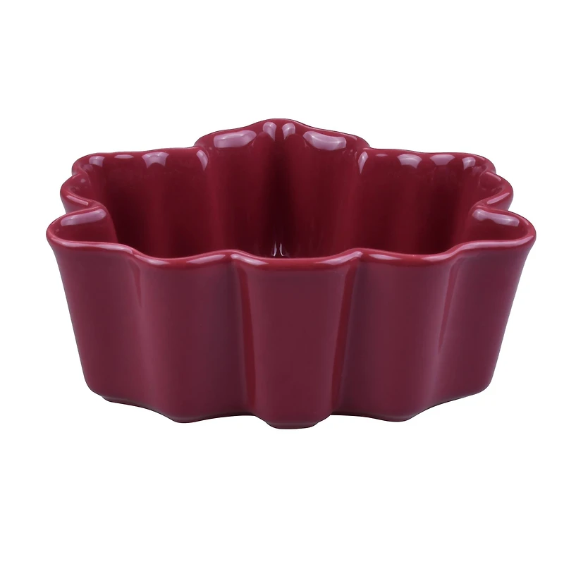 5" Burgundy Ceramic Ramekin by Makery™