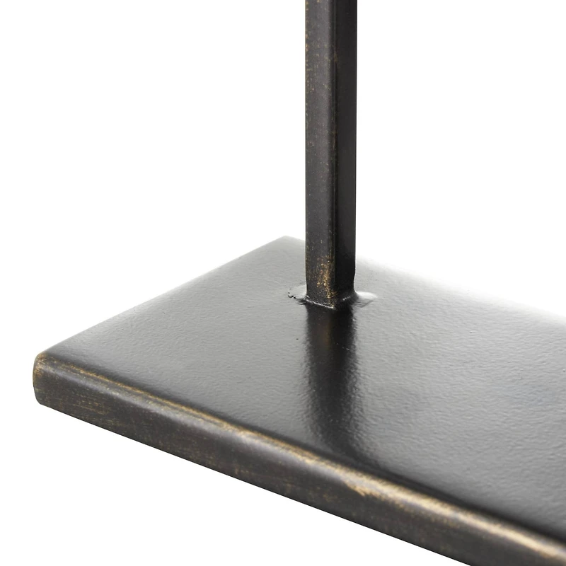 Black Metal Modern Abstract Easel Set