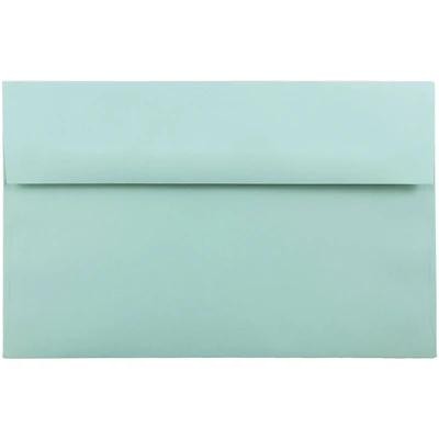 JAM Paper A10 Aqua Blue Invitation Envelopes