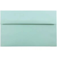 JAM Paper A10 Aqua Blue Invitation Envelopes