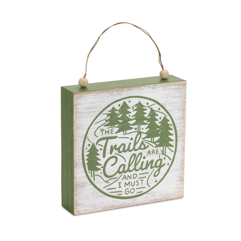 6" Cabin and Trails Signs Set