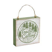 6" Cabin and Trails Signs Set