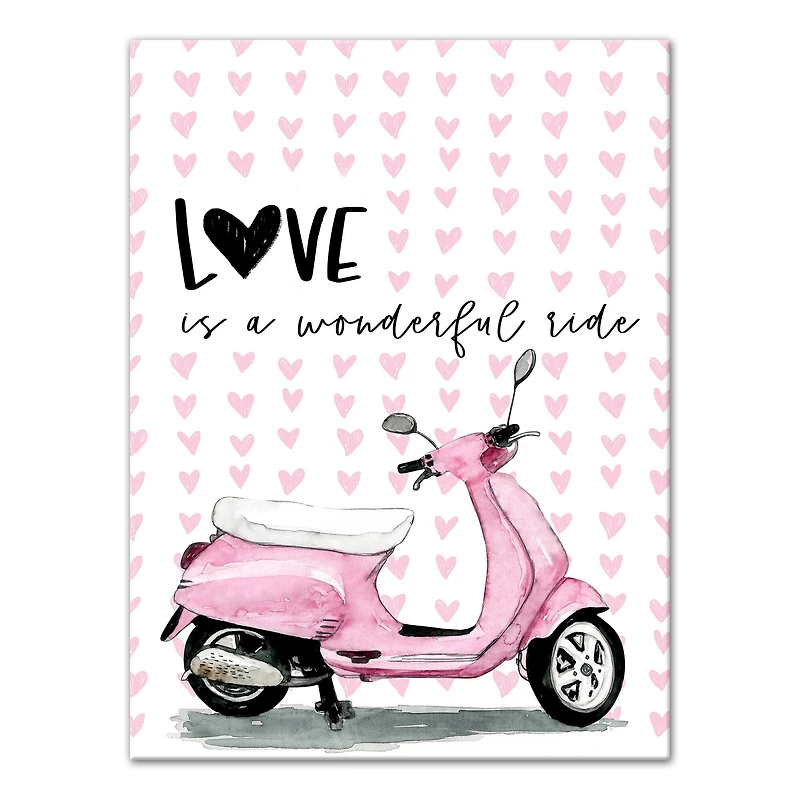 Love is a Wonderful Ride Canvas Art