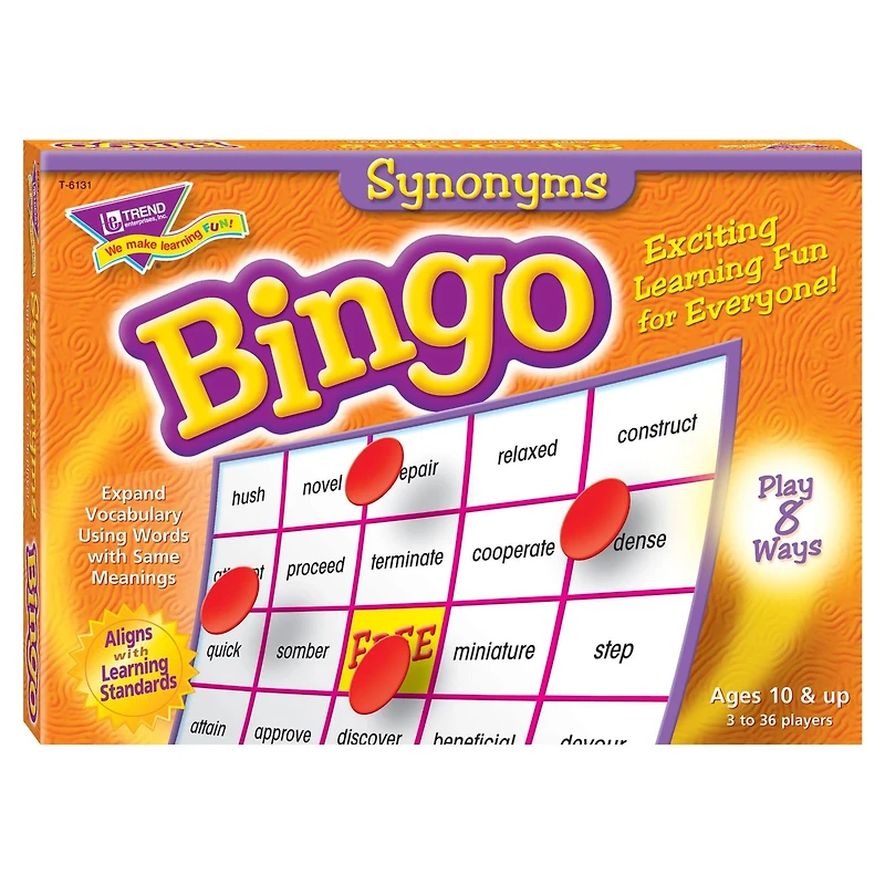 Trend Enterprises® Synonym Bingo