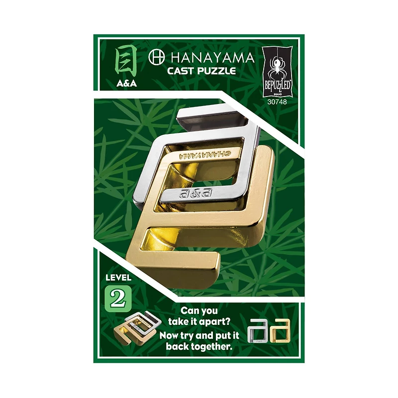 Hanayama Level 2 Cast Puzzle - A&A