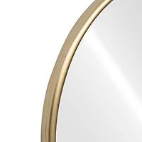 18" Round Wall Mirror in Gold Metal Frame by Ashland®
