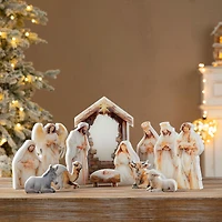 Glitzhome® Christmas Nativity Figurine Set
