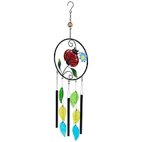 27.5" Ladybug Dreamcatcher Outdoor Garden Windchime