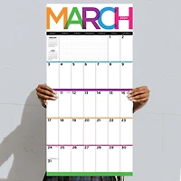 TF Publishing 2024 Big & Bright Grid Wall Calendar