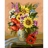 Crafting Spark Sunflowers Painting by Numbers Kit