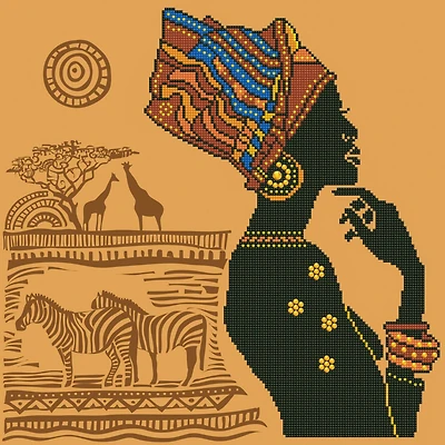 Diamond Dotz® African Elegance Diamond Painting Kit