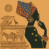 Diamond Dotz® African Elegance Diamond Painting Kit