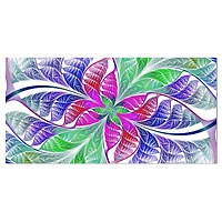 Designart - Flower like Fractal Stained Glass