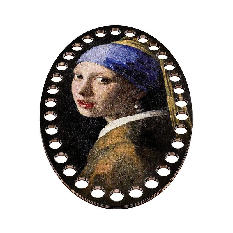 Wonderland Crafts Famous Paintings Pearl Earring Thread Organizer