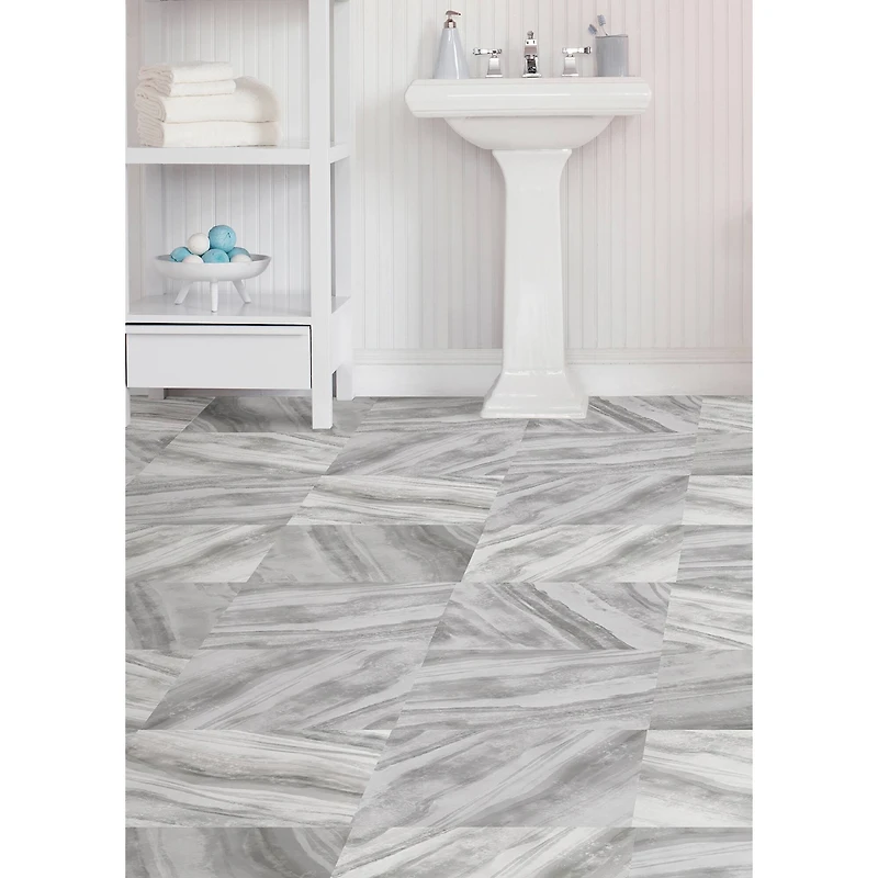 FloorPops Polished Peel & Stick Floor Tiles