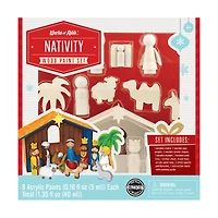 Works of Ahhh... Wood Painting Kit - Nativity