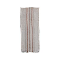 Hello Honey® 6ft. Striped Linen & Cotton Fringed Table Runner