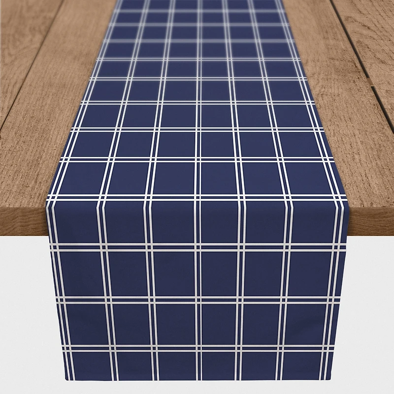 Grids Indoor/Outdoor Table Runner