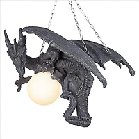 Design Toscano 21" Nights Fury Sculptural Hanging Dragon Lamp