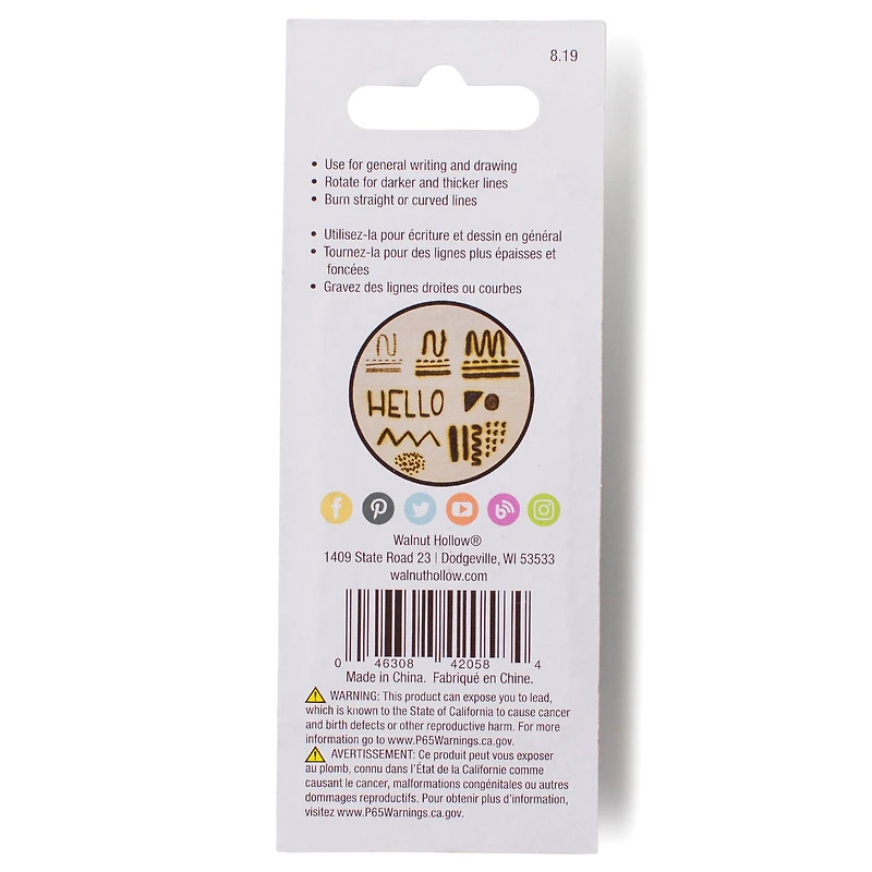 Walnut Hollow® Wood Burning General Drawing Point