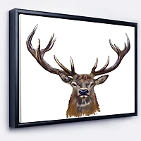Designart - Deer Head in Front Illustration