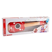 Hape 21" Red Dot Kid's Wooden Toy Ukulele