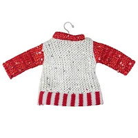 Knitted Ugly Sweater with Hanger Yarn Christmas Tree Ornament