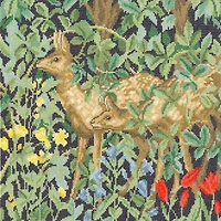 Bothy Threads Greenery Deer Counted Cross Stitch Kit