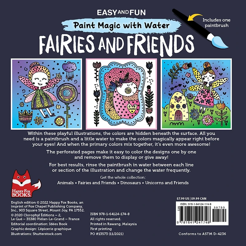 Fox Chapel Fairies & Friends Paint Magic with Water