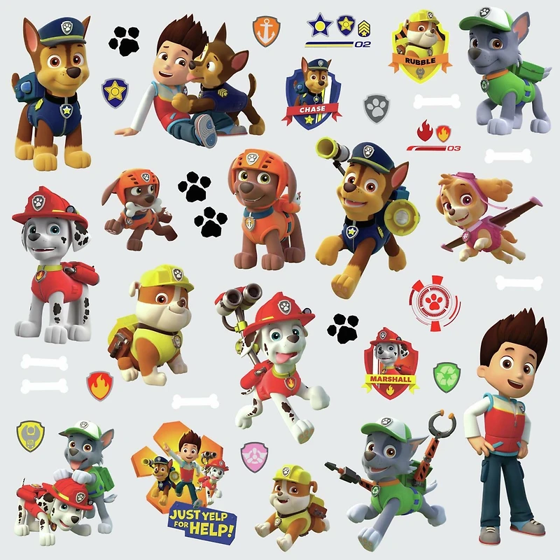 RoomMates Paw Patrol Peel & Stick Wall Decals