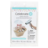 30" Clear Shrink Wrap Bag by Celebrate It™