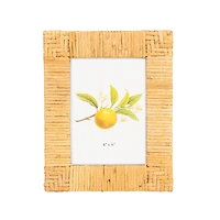 Hello Honey® Natural Handwoven Rattan Photo Frame