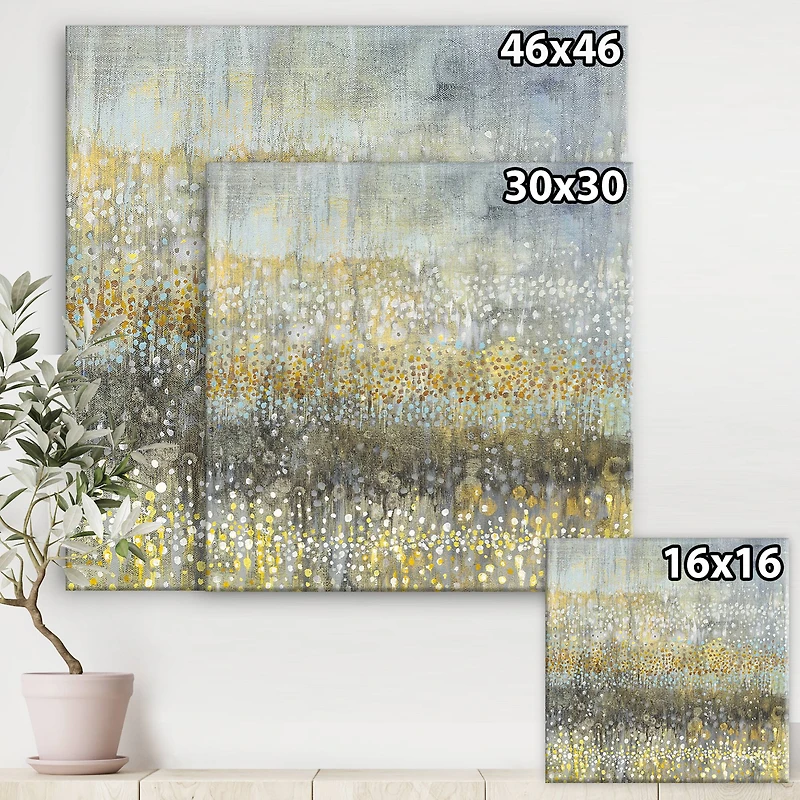 Designart - Glam Rain Abstract IV