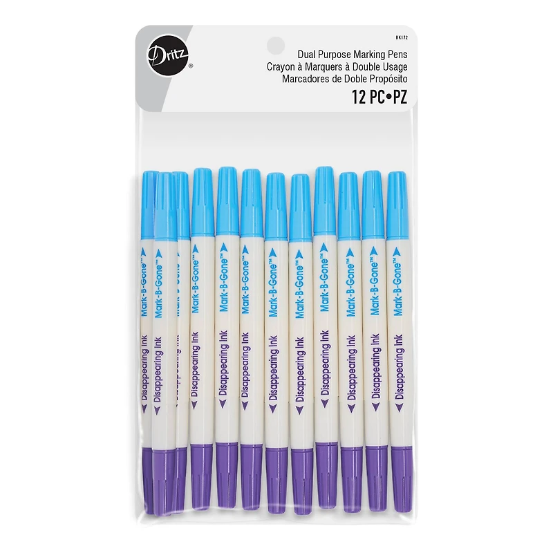 Dritz® Dual Purpose Fabric Marking Pens, 12ct.
