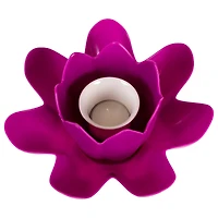 Swim Central 7.5" Magenta Hydro Tools Pool or Spa Floating Flower Candle Light