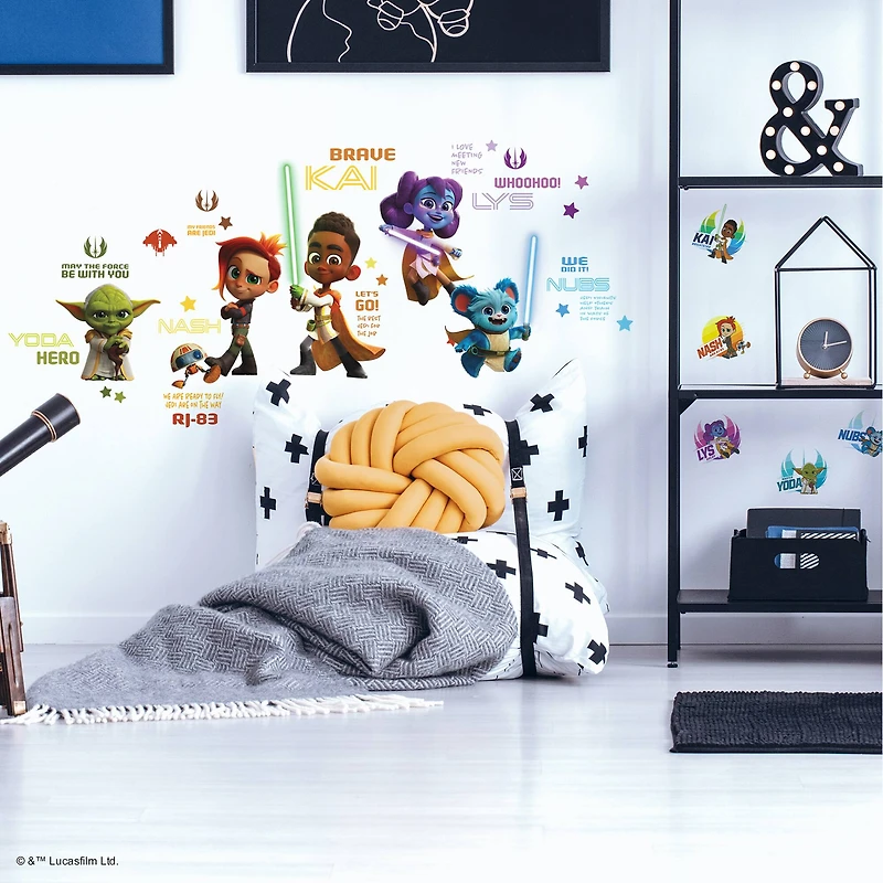 RoomMates Star Wars Young Jedi Adventures Wall Decals