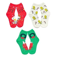 Peanuts® 3 Pack Cozy Crew Socks in Greeting Card Box